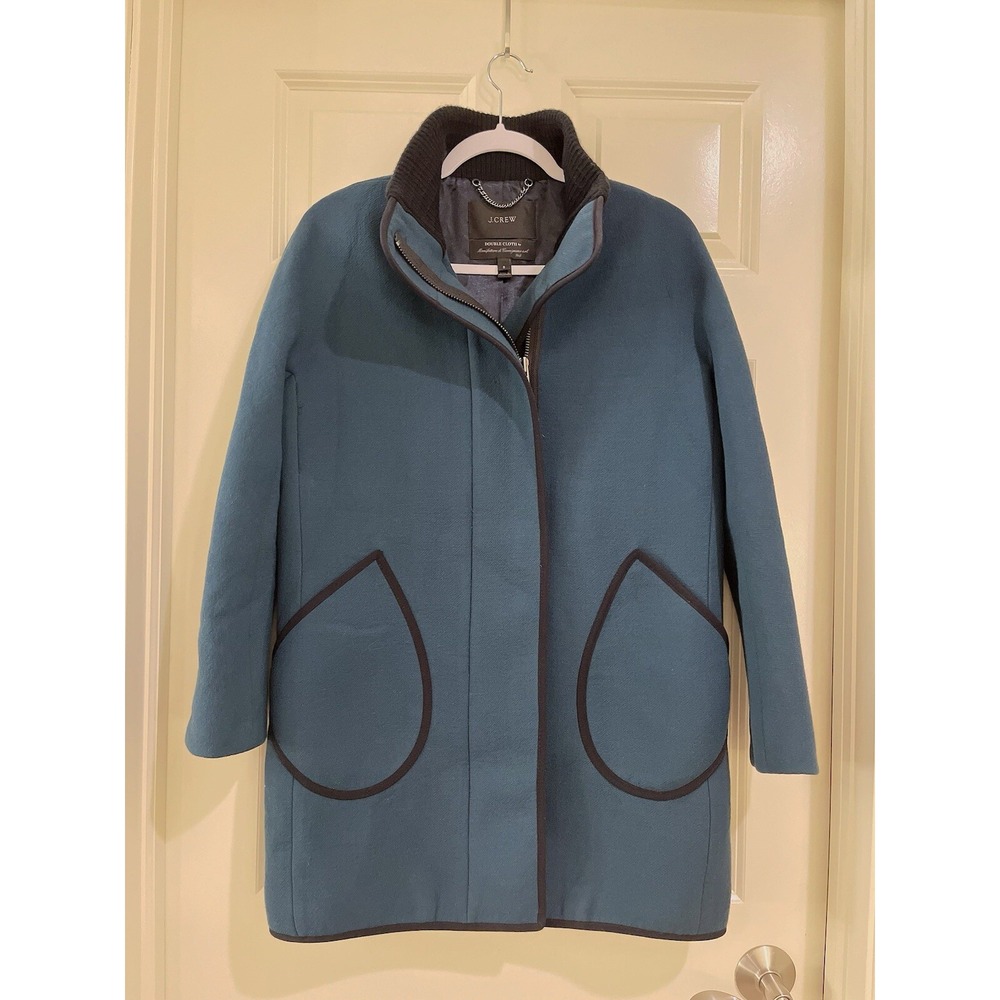 j crew double cloth coat‎ women coat size 0